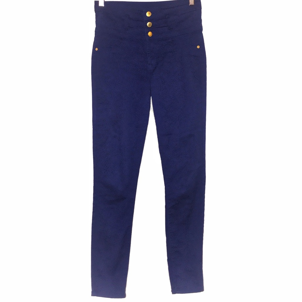 Refuge Super Skinny High Waist Blue Pants